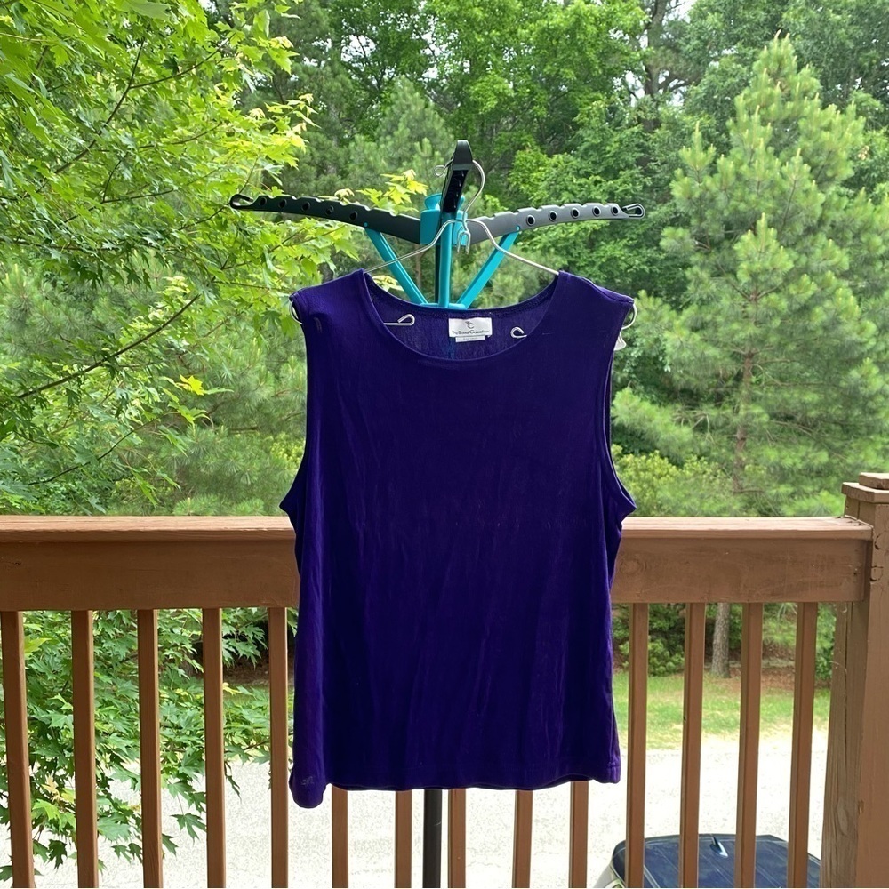 Vintage! Travel collection purple tank size large